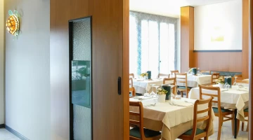 Entrée de la salle du petit déjeuner