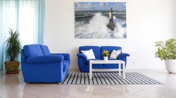 Relaxation area in the hall