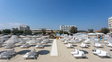 Private beach