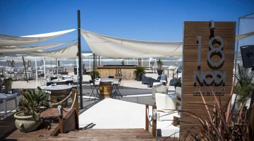 Beach resort bar