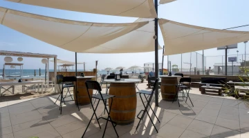 Beach bar area