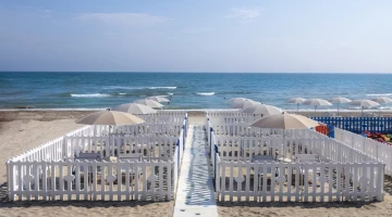 Area pet friendly in spiaggia