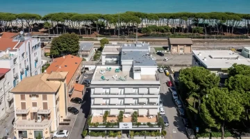 Luftaufnahme des Hotels