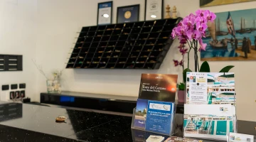 Reception counter