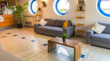 Gemeinsames Wohnzimmer