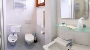 Salle de bain privée avec cabine de douche