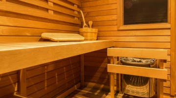 Sauna dans le centre de bien-être