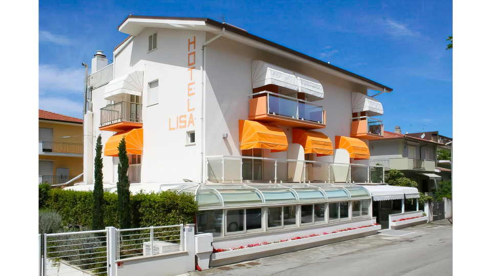 Façade extérieure de l&#39;hôtel