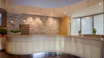Reception counter