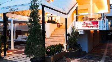 Ingresso dell'hotel