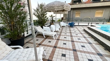 Area solarium in terrazza