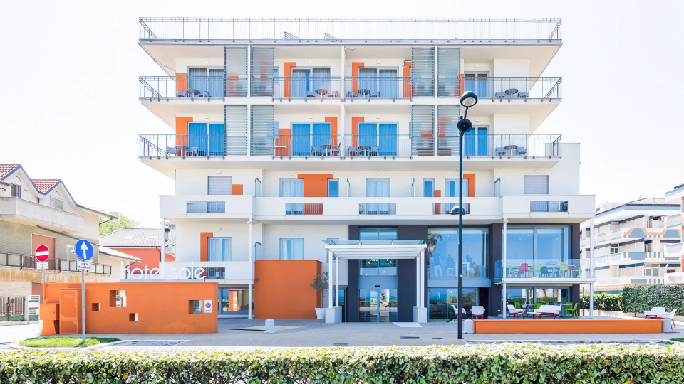 External facade of the hotel