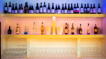 Sélection de vins de l&#39;hôtel