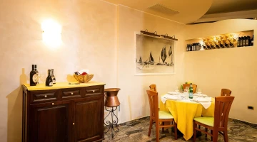 Détail de la salle du restaurant