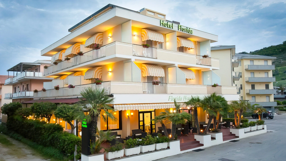 Façade extérieure de l&#39;hôtel
