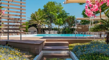 Accès à la piscine