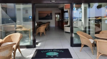 Ingresso dell'hotel