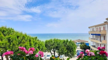 Vista sul mare dall'hotel