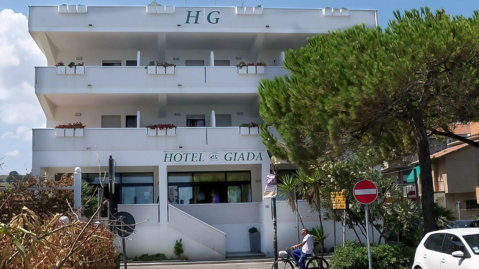 Facciata esterna dell'hotel