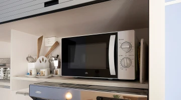 Forno a microonde in dotazione
