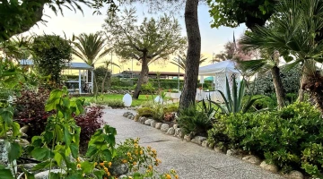 Hotel garden