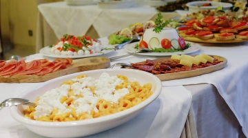 Buffet d'entrées et d'accompagnements