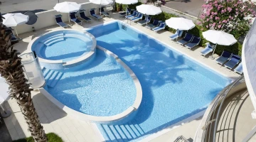 Swimming pool from above
