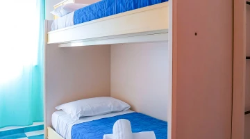 Room with bunk bed