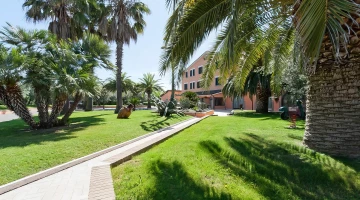 Giardino con vialetto