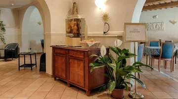 Ingresso alla sala colazioni