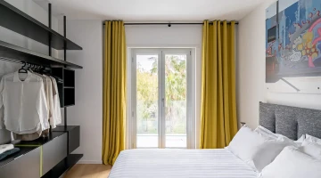 Lit double dans une suite de 2 chambres