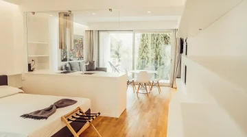 Détail de l&#39;ameublement dans la Suite Deluxe