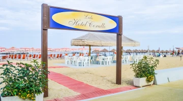 Ingresso alla spiaggia