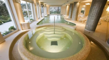 Détail de la baignoire d&#39;hydromassage