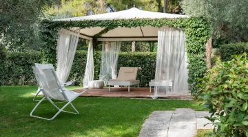 Espace bien-être dans le jardin
