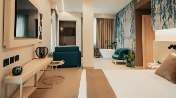 Living area in Suite