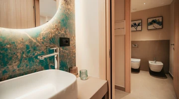 Room with private facilities