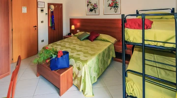 Room with bunk bed