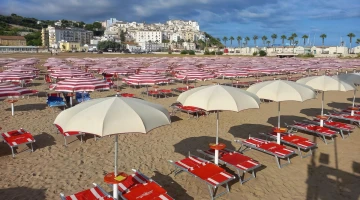 Private beach