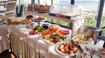 Sweet and savory options for breakfast