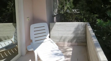 Private balcony in the apartment