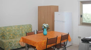 Living area in apartment