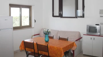 Living area in apartment