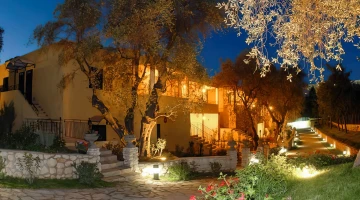 Exterior of the rooms