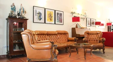 Detail of the sofas