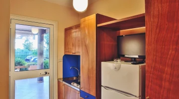 Refrigerator in the apartment