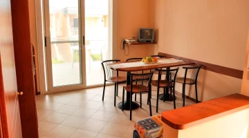 Dining area in the apartment