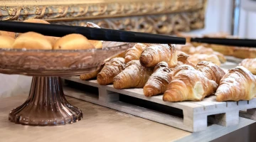 Selection of sweet products for breakfast