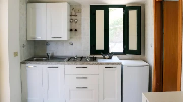 Kitchen corner of a bungalow