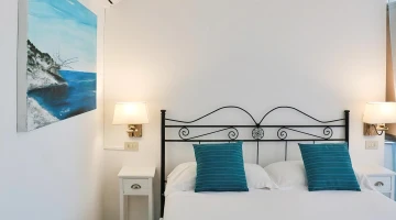 Detail of a double bedroom